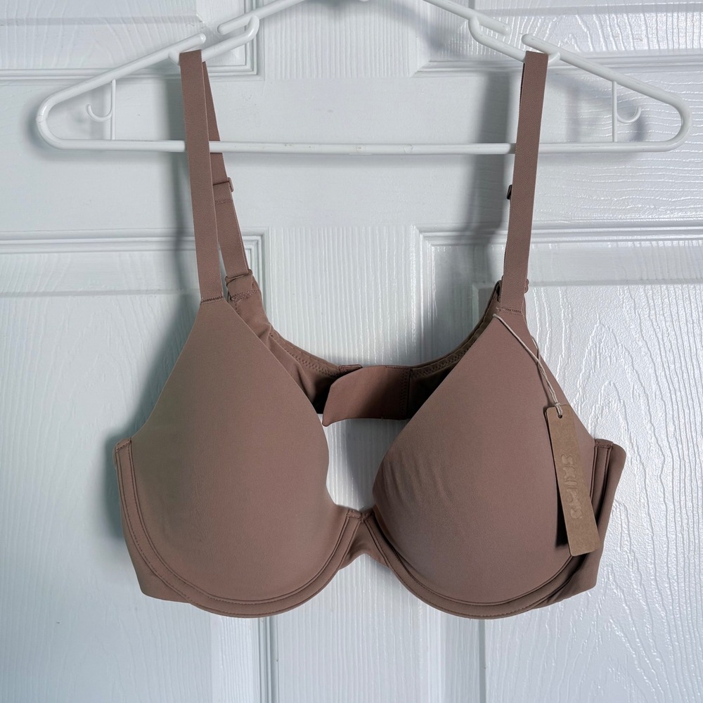 NEW SKIMS Fits Everybody Scoop Plunge Bra 38C Sienna Underwire BR-UWR-1997